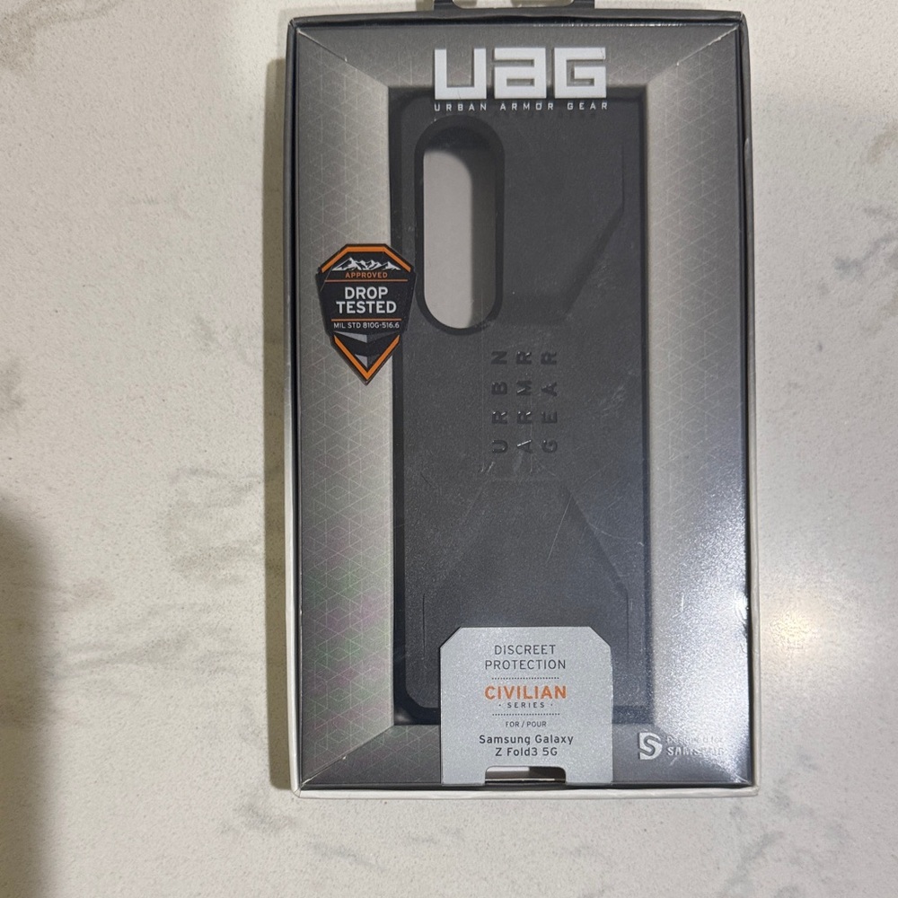 UAG Urban Armor Gear Black Case for Samsung Galaxy Z Fold3 5G